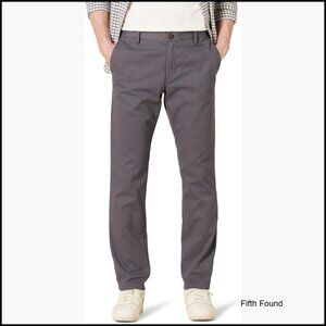 Men's Slim Fit Chino Pants Wrinkle Resistant Casual Work Wear